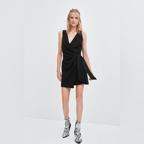 Zara Dresses & Skirts - #111 Zara Soft Surplice Wrap Dress